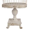 Clayre & Eef 6Y5591 Decoración Jaula Hierro Antiguo Beige Ø 33x69 cm