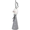 Clayre & Eef 6Y5593 Decoración Conejo Gris Blanco 21x11x48 cm