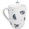 Taza Clayre & Eef CAKYMU Blanca 12x8x10 cm 350 ml porcelana estilo country