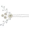 Juleeze JZHC0057 Horquilla color Plata Blanco 6x1x12 cm