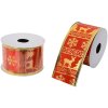 Clayre & Eef LI0123 Cinta roja dorada 5 cm x 2,7 m