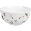 Clayre & Eef SPYBO Bol estilo rústico blanco Ø 14x7 cm 500 ml cerámica