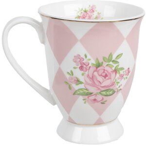 Clayre & Eef SWRMU-1 Taza 12x8x10 cm 300 ml