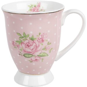 Clayre & Eef SWRMU-2 Taza Porcelana Rosa Morado...