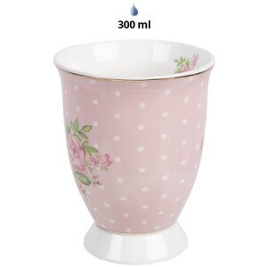Clayre & Eef SWRMU-2 Taza Porcelana Rosa Morado...