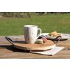 Clayre & Eef Taza WFFMU Porcelana Blanca Botánico 12x8x10 cm 350 ml