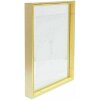 Deknudt S028A1 Marco de Cristal Oro Tiras de Aluminio Efecto Foto Flotante 20x30cm 30x40cm