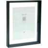 Deknudt S028K2 Marco de Cristal Negro Tiras de Aluminio Efecto Foto Flotante 13x18 18x24cm
