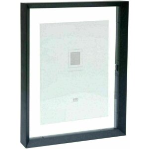 Deknudt S028K2 Marco de Cristal Negro Tiras de Aluminio...