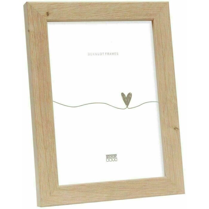 Deknudt S45SH1 Portarretratos moderno color madera natural claro marrón 10x15 cm