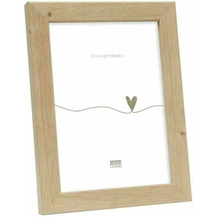 Deknudt S45SH1 Portarretratos moderno Color madera natural claro Marrón 40,0 x50,0 cm