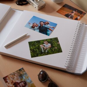 HNFD Álbum de fotos Lona Lino 34,5x33 cm 168 páginas varios colores