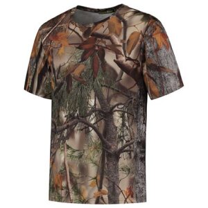 Camiseta Stealth Gear manga corta camuflaje estampado bosque talla M