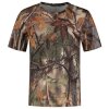Camiseta Stealth Gear manga corta camuflaje estampado bosque talla XL