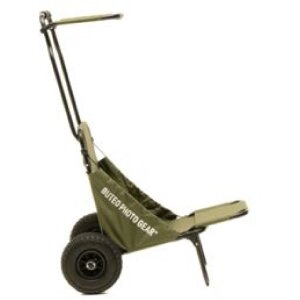 Trolley de transporte Buteo Photo Gear Forest Green sun canopy