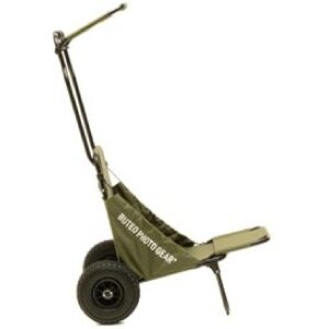 Trolley de transporte Buteo Photo Gear Forest Green sun canopy