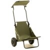 Trolley de transporte Buteo Photo Gear Forest Green sun canopy