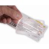 Lupa de bolsillo Carson WM-01 Lupa de tamaño tarjeta de crédito 2,5x 6x con lente puntual