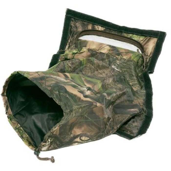 Buteo Photo Gear snoot/lens cover verde para tienda de camuflaje