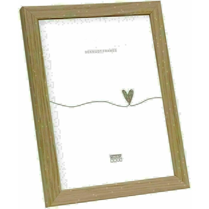 Deknudt S47CJ1 marco madera maciza roble natural 24x30 cm