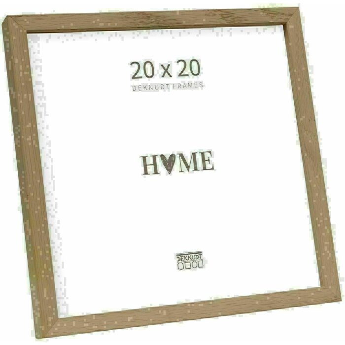 Deknudt S47DJ1 marco de fotos de madera maciza de roble natural 20.0 x20.0 cm