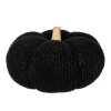 Clayre & Eef 65401 Calabaza decorativa negra Ø 25x16 cm