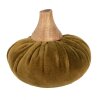 Clayre & Eef 65416 Calabaza Decorativa Verde Ø 9x8 cm Estilo Campestre