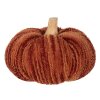 Clayre & Eef 65439 Calabaza Decorativa Naranja Rojo Poliéster Ø 20x14 cm Estilo Campestre
