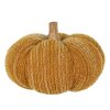 Clayre & Eef 65449 Calabaza Decorativa Poliéster Amarillo Ø 20x14 cm Estilo Campestre