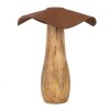 Clayre & Eef 6H2387L Decoración Champiñón Marrón Ø 16x19 cm
