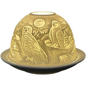 Clayre & Eef 6CE1833 Portacandelitas Ø 12x8 cm