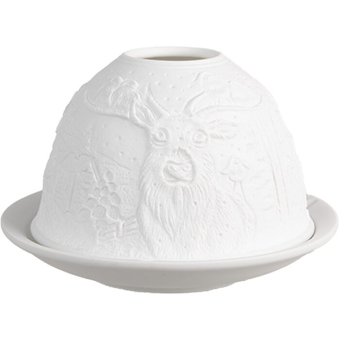 Clayre & Eef 6CE1834 Portacandelitas Ø 12x8 cm