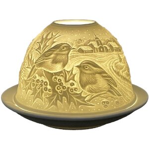 Clayre & Eef 6CE1834 Portacandelitas Ø 12x8 cm