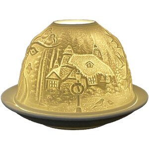 Clayre & Eef 6CE1834 Portacandelitas Ø 12x8 cm