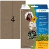 HERMA 2074 Etiquetas multiuso 52 x 82 mm Papel Silphie para etiquetado manual