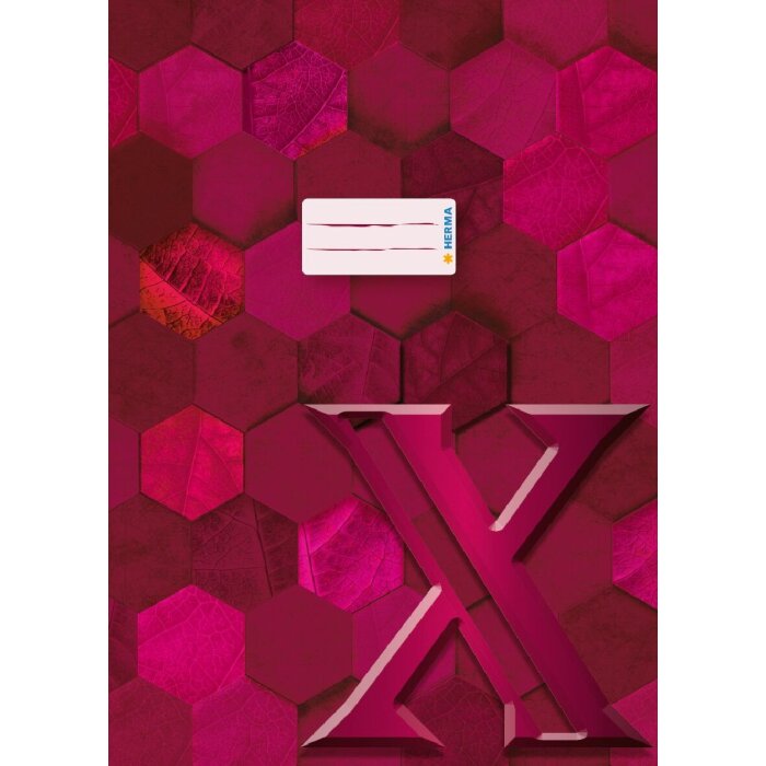 HERMA 20094 Protector de folletos cartón X A4 rojo vino