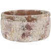Clayre & Eef 6TE0529M Maceta Beige Marrón Ø 18x8 cm