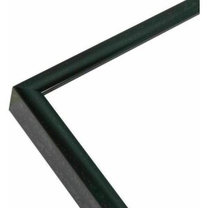 Deknudt S027S2 Marco Liso Aluminio Negro Brillante 18.0 x24.0 cm