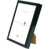 Deknudt S027S2 Marco Liso Aluminio Negro Brillante 18.0 x24.0 cm