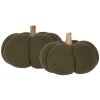 Clayre & Eef 65395 Calabaza Decorativa Verde Ø 15x12 cm Estilo Campestre