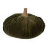 Clayre & Eef 65430 Decoración Calabaza Verde Ø 20x14 cm Estilo Campestre Poliéster