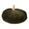 Clayre & Eef decoración calabaza verde Ø 25x16 cm estilo country poliéster