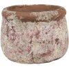 Clayre & Eef 6TE0527S Maceta Terracota Beige Ø 13x9 cm Estilo Campestre