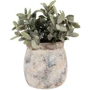 Clayre & Eef 6TE0535 Maceta Terracota Beige Azul...