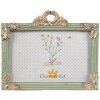 Clayre & Eef 2F1140 Marco Foto Oro Verde 17x2x14 cm 10x15 cm