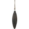 Clayre & Eef 6GL4527L Adornos para el árbol de Navidad oro negro cristal 7x6x24 cm