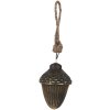 Clayre & Eef 6GL4528XS Adorno de Navidad Oro Negro Ø 6x8 cm
