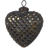 Clayre & Eef 6GL4529L Adornos para el árbol de Navidad oro negro 10x4x11 cm