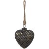 Clayre & Eef 6GL4529L Adornos para el árbol de Navidad oro negro 10x4x11 cm