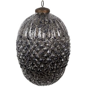 Clayre & Eef 6GL4531M Adorno de Navidad Gris Negro...